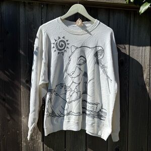 Vintage 90s Disney’s the lion king movie promo crewneck